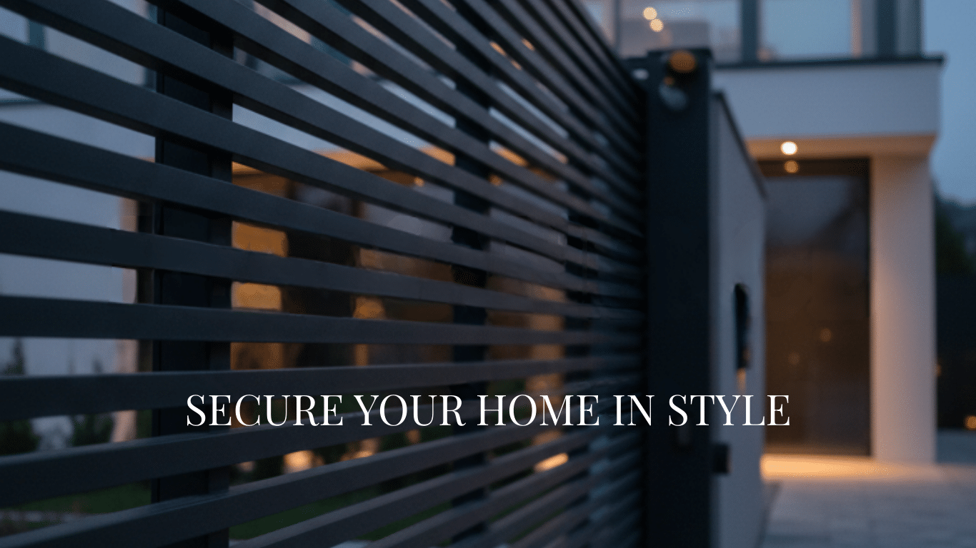 aluminium driveway gate