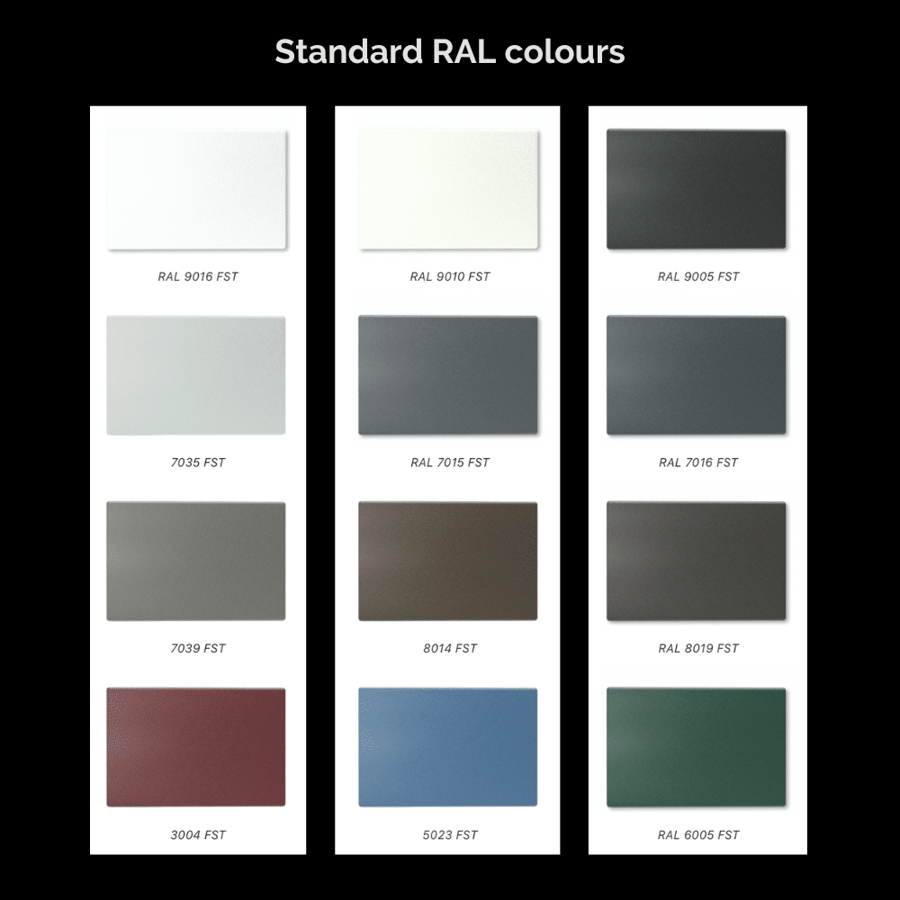 standard ral colours
