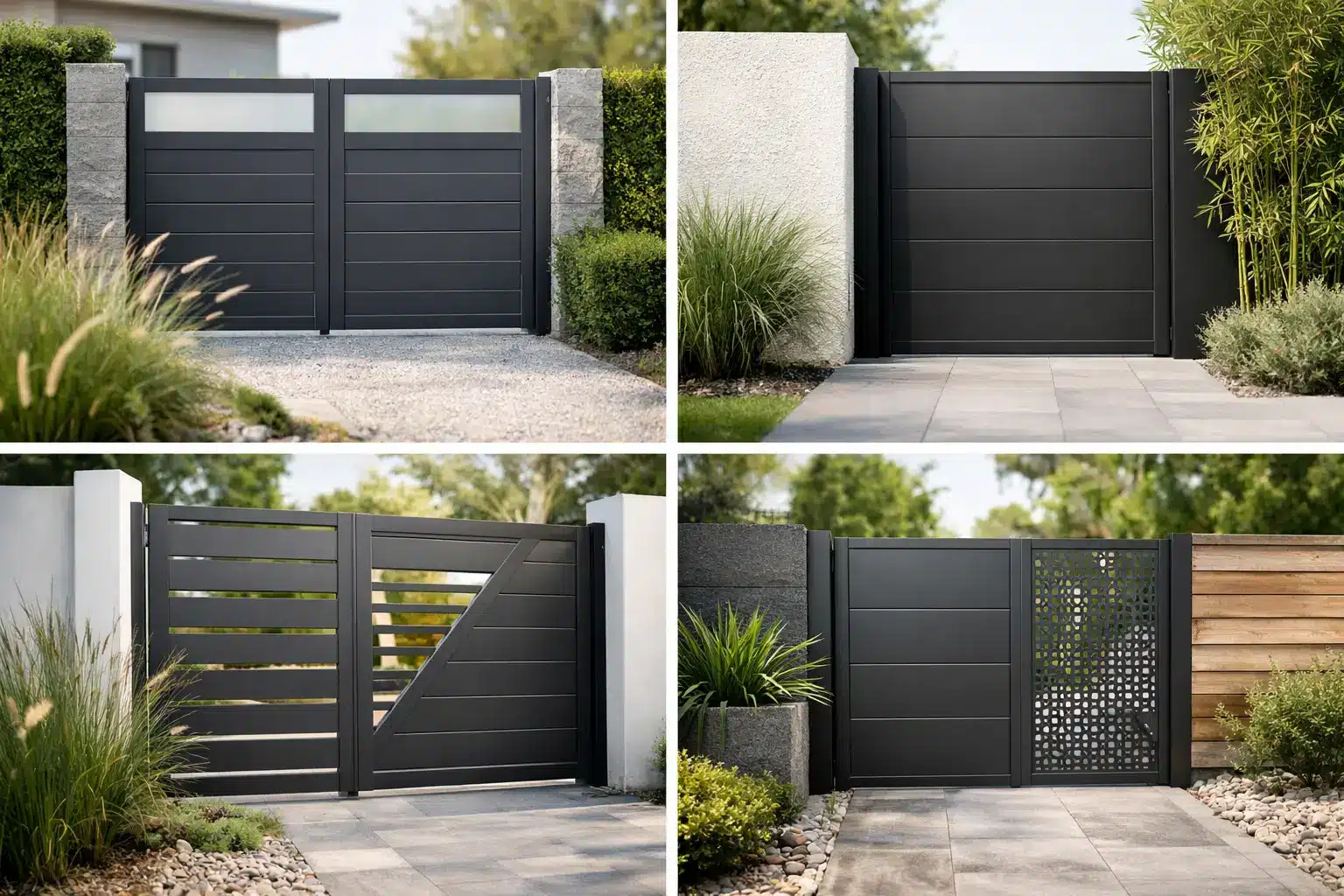 9 Modern Aluminium Garden Gate Ideas
