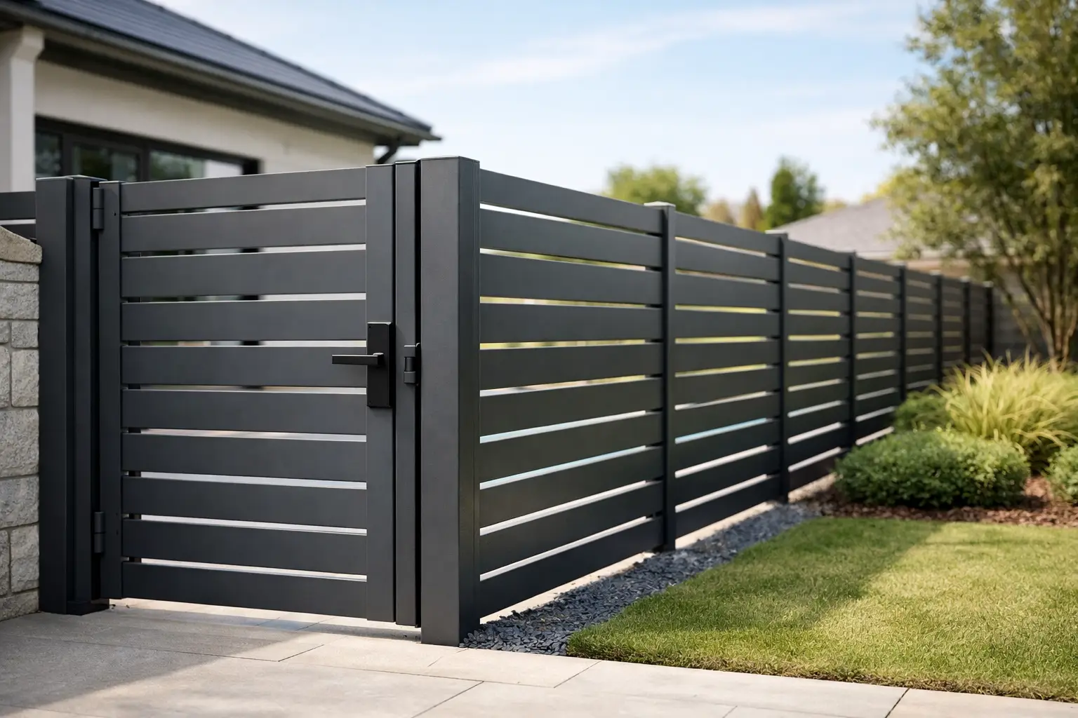 Aluminium Fencing and Gates Matching