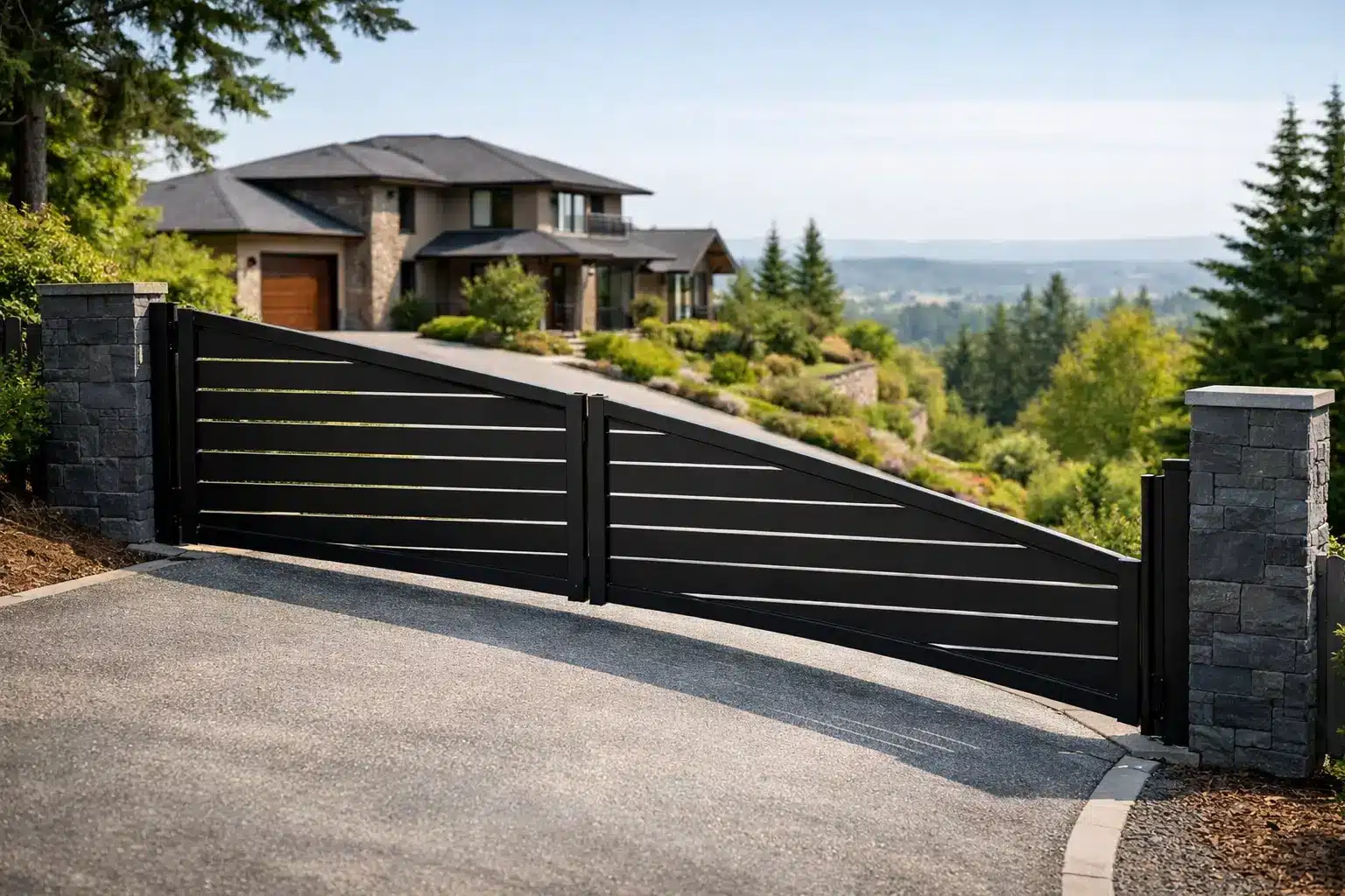 Best Gate for a Sloping Driveway