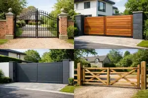 12 Residential Gate Design Examples for UK Homes