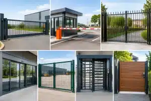 7 Commercial Entrance Gate Examples for UK Sites