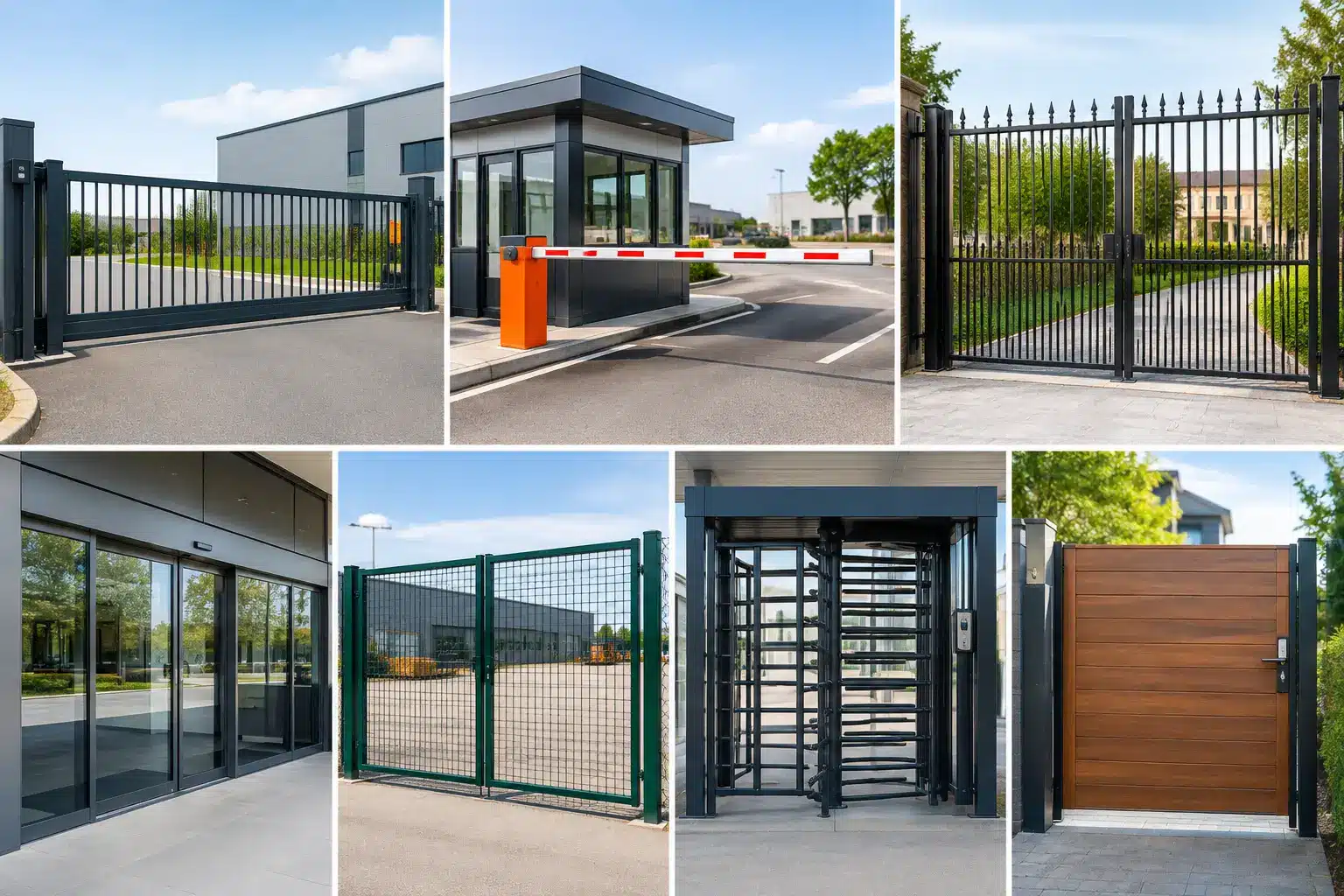 7 Commercial Entrance Gate Examples for UK Sites