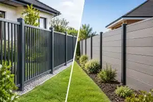 Aluminium Fencing vs Composite for UK Homes
