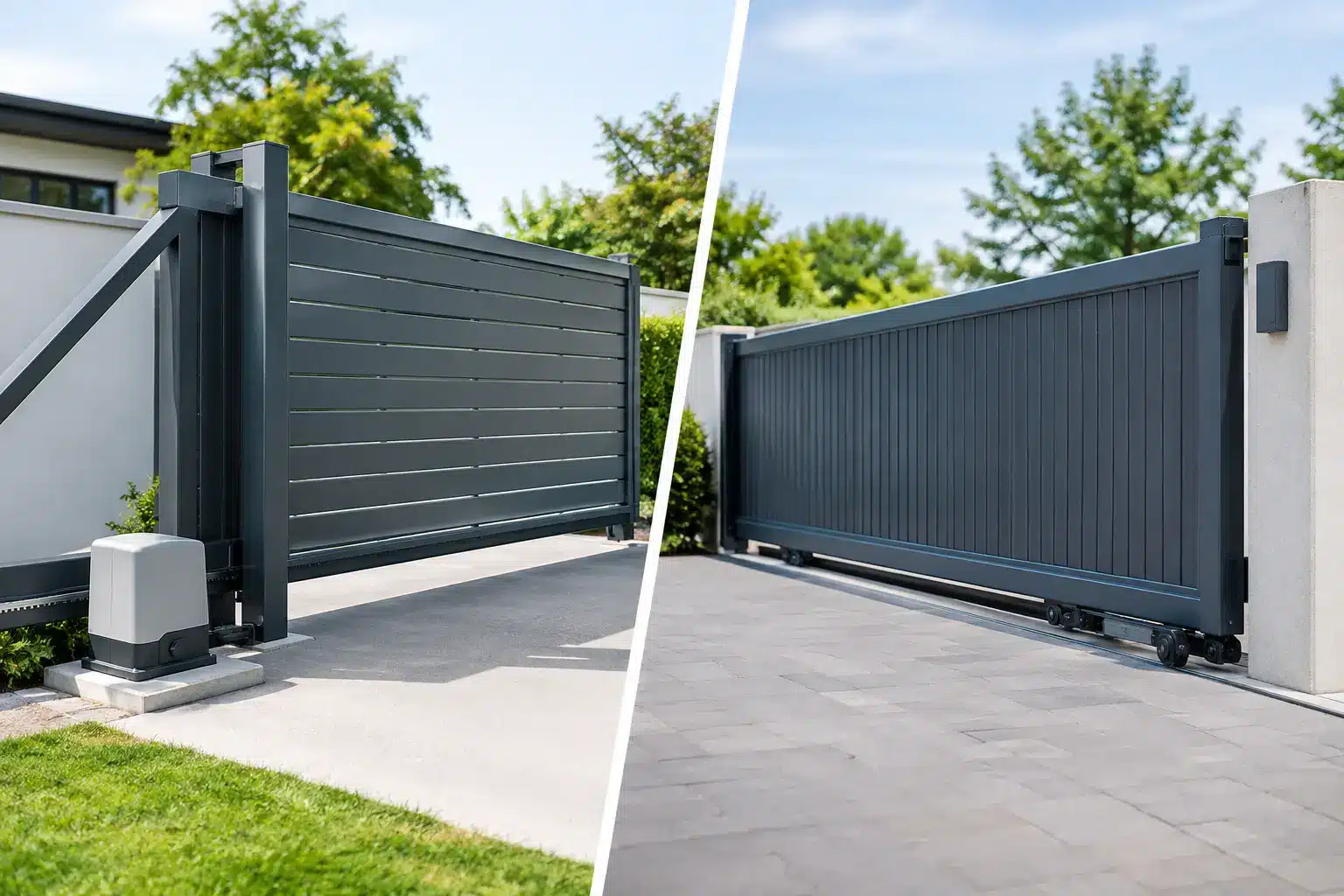 Cantilever Versus Tracked Gates Compared